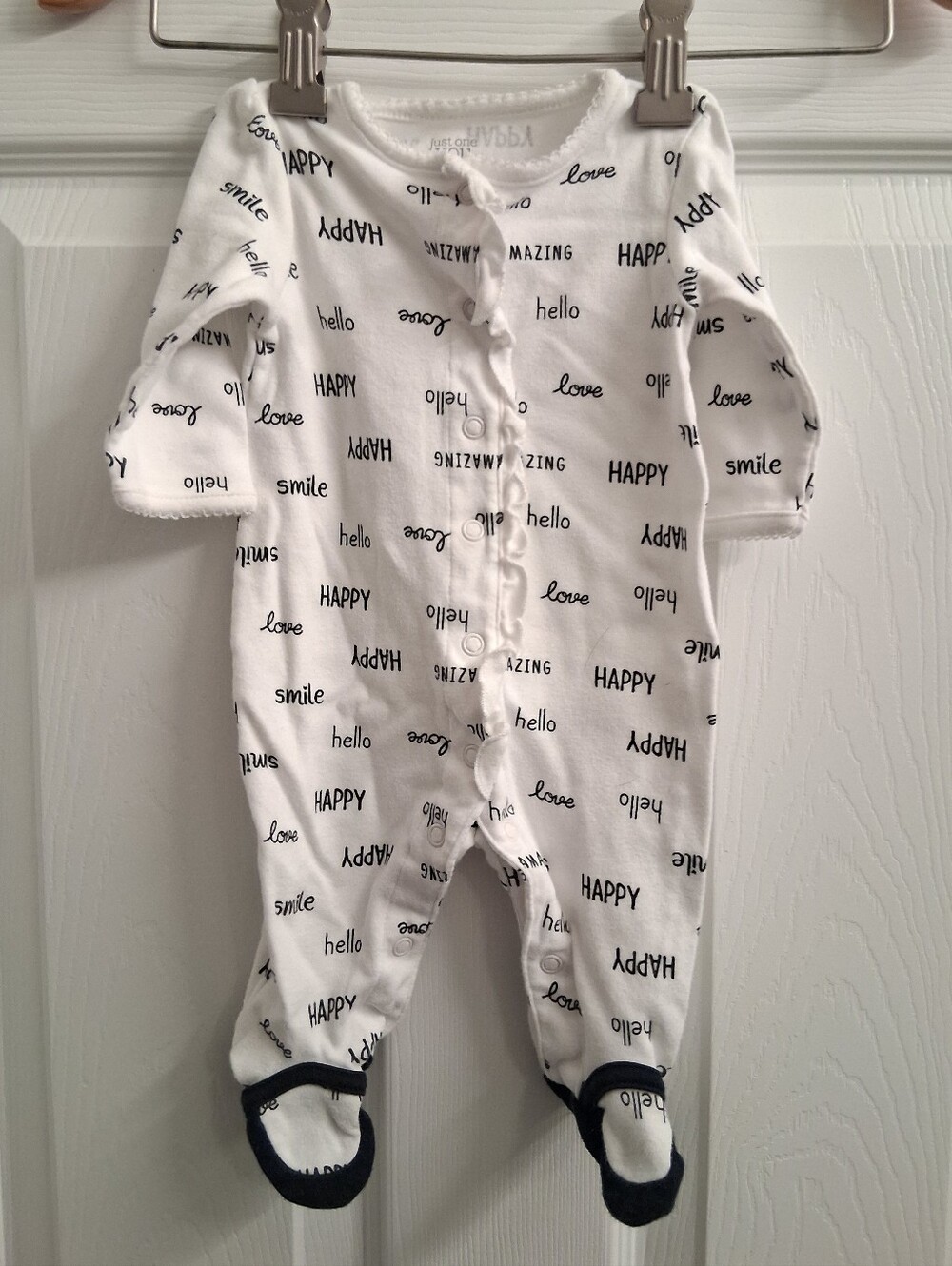 Carters Girls Footie Bodysuit 3 Months